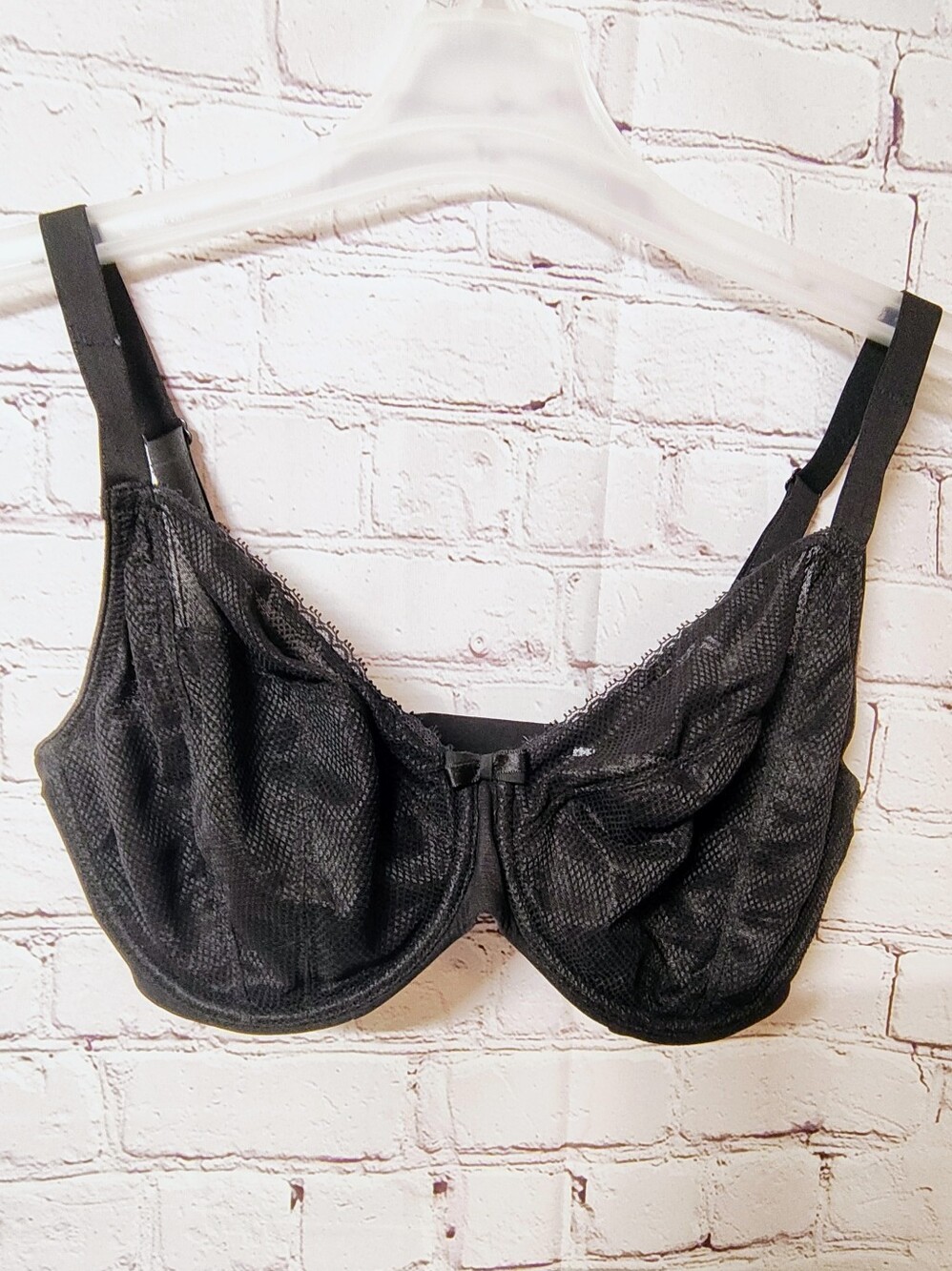 Chantelle Parisian Black Underwire Plunge Bra 34DDDD